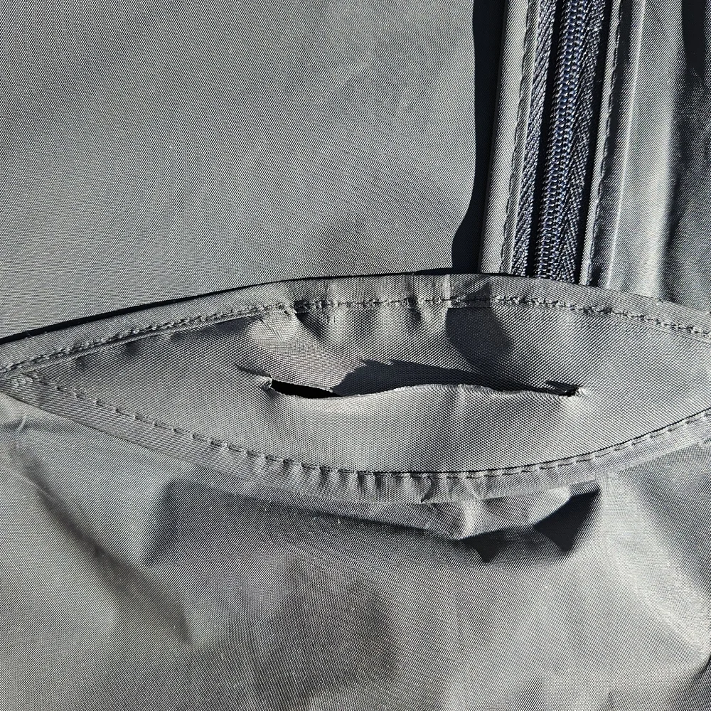 Saks Fifth Avenue Solid Black Canvas Garment Bag 23x55